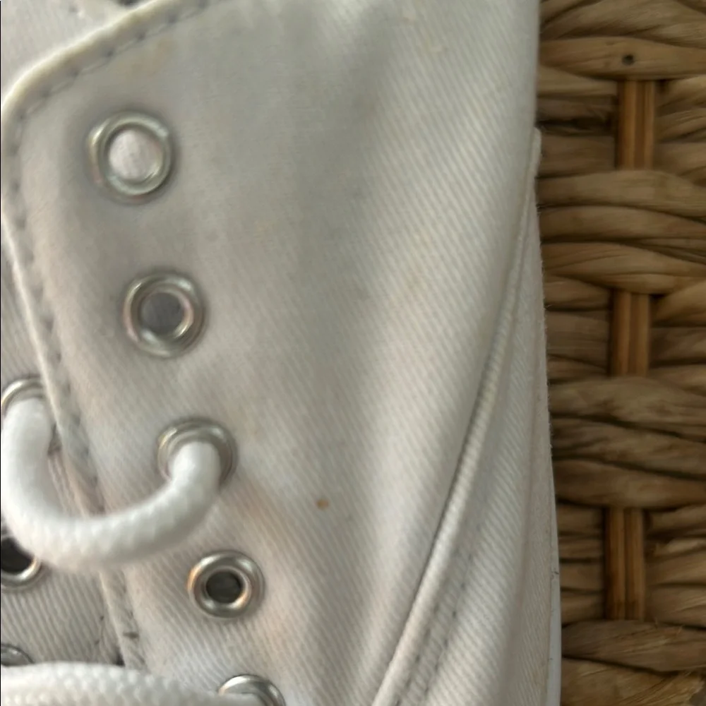 Keds Classic White Lace-Up Sneakers - Picture 3 of 7